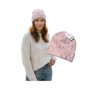 Time And Tru Confetti Pine Smoke Beanie